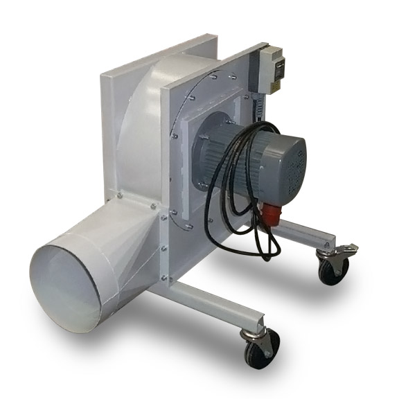 Exhaust fan, mobile/portable